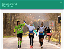 Tablet Screenshot of koenigsforst-marathon.de